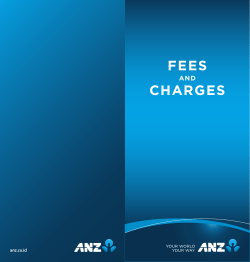 Fees and charges