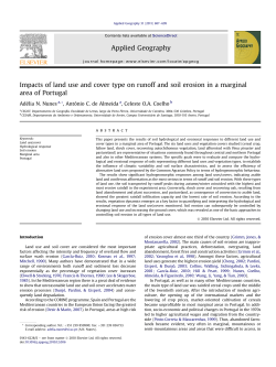 Impacts of land use and cover type on runoff and soil erosion in a