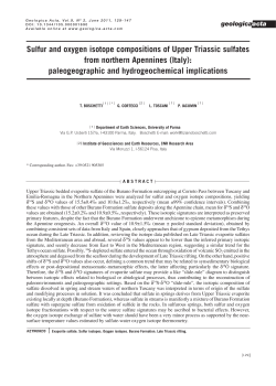 Sulfur and oxygen isotope compositions of Upper Triassic sulfates
