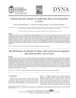 Titanium dioxide coatings on magnesium alloys for biomaterials: A