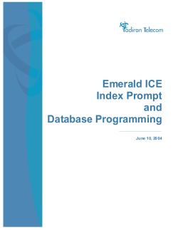 ICE Database Programming - Clear Telecommunications
