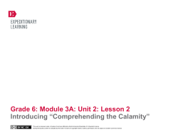 Grade 6: Module 3A: Unit 2: Lesson 2