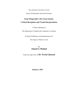 Ahmed G Maklad - AUC DAR Home - The American University in