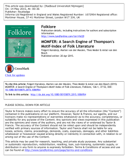 MOMFER: A Search Engine of Thompson`s Motif