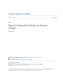 Interest Construed to Include Late Payment