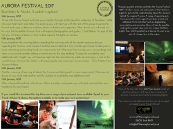 Aurora Festival - Off the Map Travel