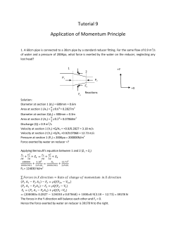 9_Momentum Principle_tutorial solution