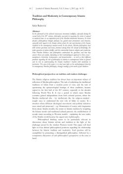 Chapter 1 - Forum for Islamforskning