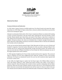 Historical Fact Sheet