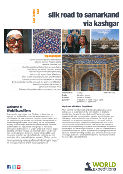 silk road to samarkand via kashgar