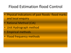 Flood Estimation