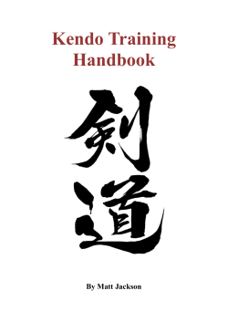 Kendo Training Handbook