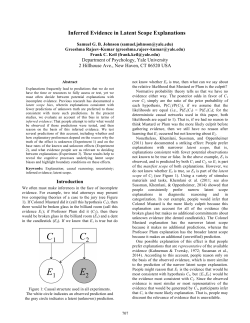 Inferred Evidence in Latent Scope Explanations