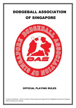 dodgeball association of singapore