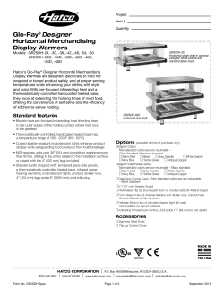 Glo-Ray&reg; Designer Horizontal Merchandising Display