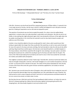 ENGLISH IN ACTION BOOK CLUB &ndash; THURSDAY, MARCH 6 | 12:30