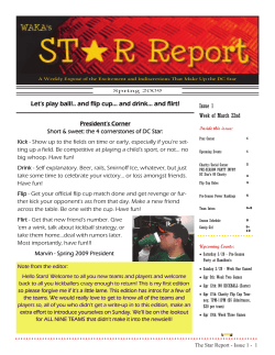 Let`s play ball!.. and flip cup&hellip; and drink&hellip; and flirt!