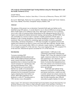 GIS Analysis of Potential Bald Eagle Nesting Habitats along the