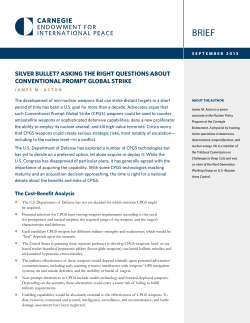 Brief - Carnegie Endowment for International Peace