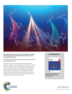 Intramolecular dehydration of biomass-derived
