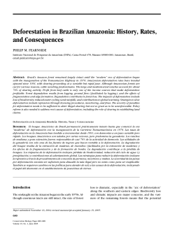 Deforestation in Brazilian Amazonia: History