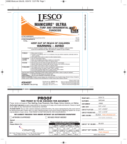 Manicure Ultra Label - Gallivan Corporation