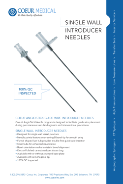 medical - Coeur, Inc.