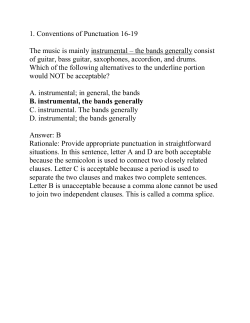 1. Conventions of Punctuation 16