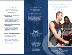 Health and Fitness Assessments