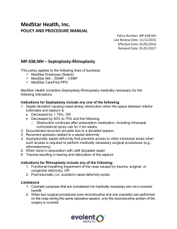 Septoplasty-Rhinoplasty MP.038.MH