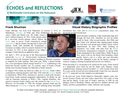 Frank Shurman was born Fritz Sh&uuml;rmann on January 8