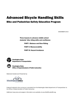 Advanced Bicycle Handling Skills