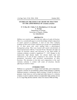 Studies on the effect of crude oil fraction on the lipid profile of