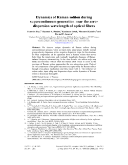 Dynamics of Raman soliton during supercontinuum generation near