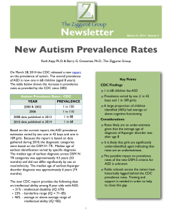 Ziggurat Group Newsletter2 CDC prevalence rates