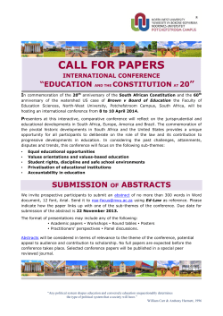 call for papers