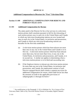 ARTICLE 11 Additional Compensation to Directors for