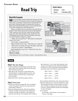 Road Trip - Scholastic
