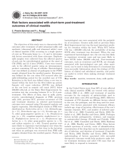 - Journal of Dairy Science