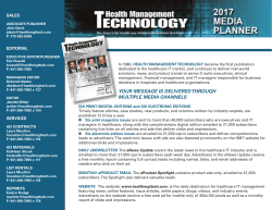 Media Kit - Health Management Technology