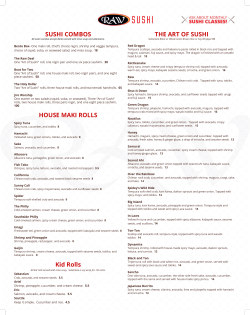 to the menu