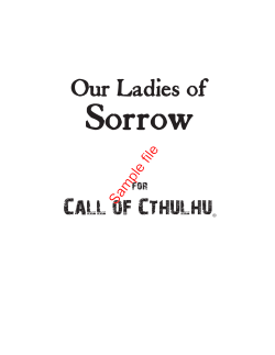 Our Ladies of - DriveThruRPG.com