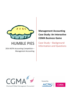 Linda`s Pies Case Study