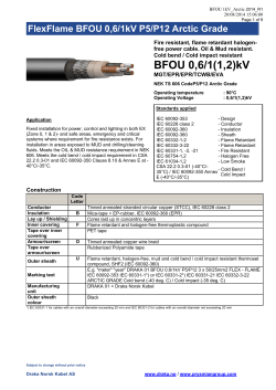 BFOU 0,6/1(1,2)kV