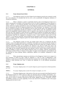 chapter 3.1 general