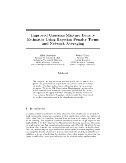 Improved Gaussian Mixture Density Estimates Using