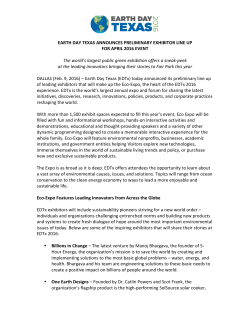 2016 Exhibitor Line Up