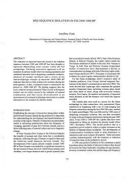 MID-SEQUENCE ISOLATION IN FIJI 2500