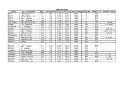 spec spreadsheet