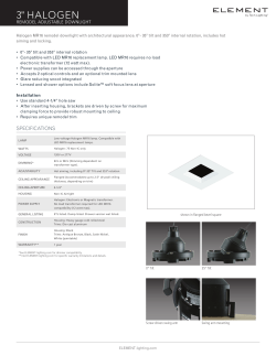 3" halogen - ELEMENT Lighting